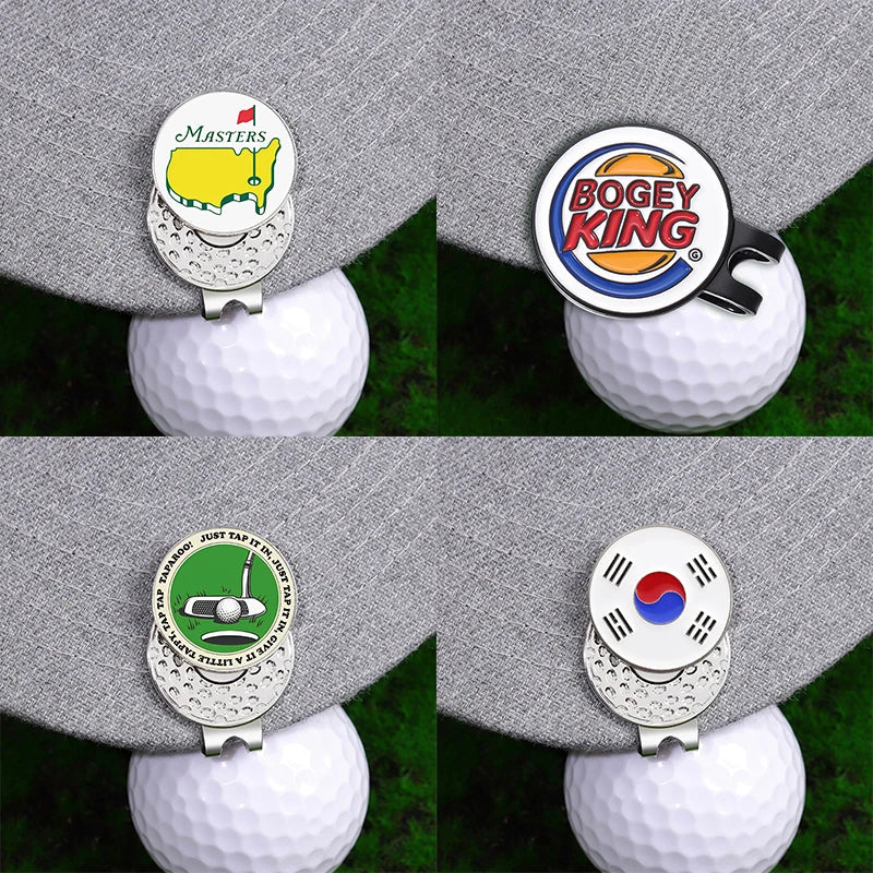 Birdie Goods™ Magnetic Golf Hat Clip & Ball Marker
