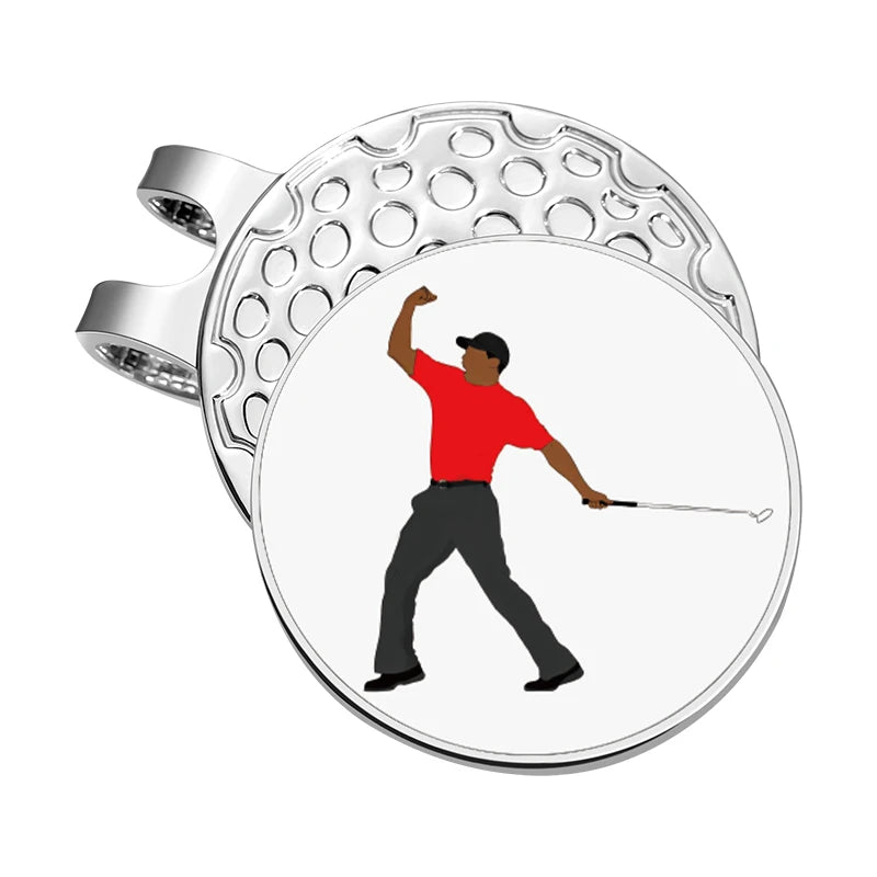 Birdie Goods™ Magnetic Golf Hat Clip & Ball Marker