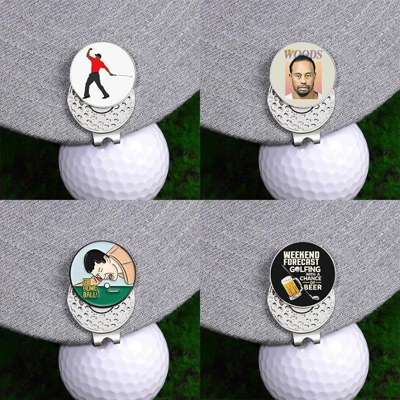 Birdie Goods™ Magnetic Golf Hat Clip & Ball Marker