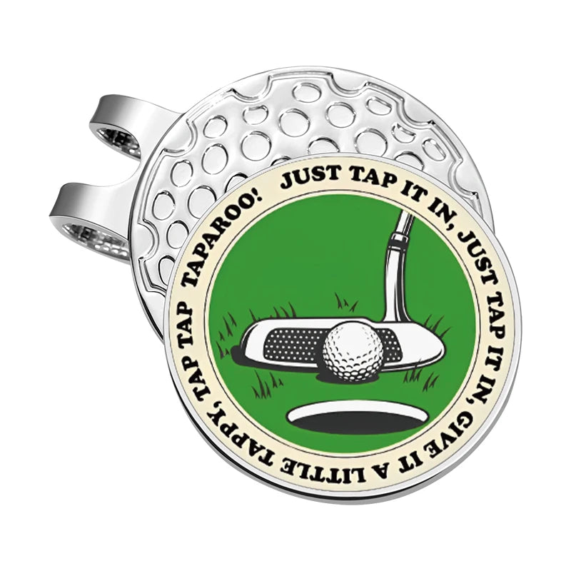 Birdie Goods™ Magnetic Golf Hat Clip & Ball Marker
